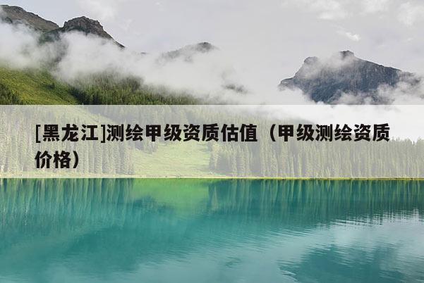 [黑龍江]測(cè)繪甲級(jí)資質(zhì)估值（甲級(jí)測(cè)繪資質(zhì)價(jià)格）