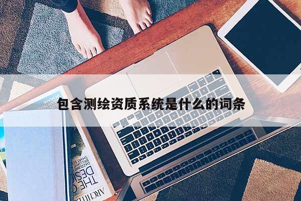 包含測繪資質系統(tǒng)是什么的詞條