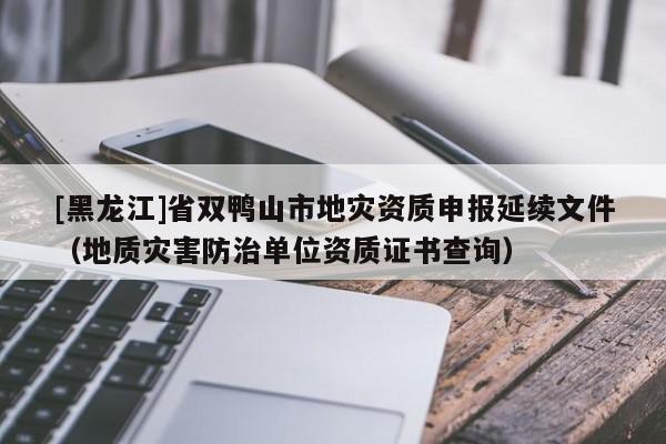 [黑龍江]省雙鴨山市地災(zāi)資質(zhì)申報(bào)延續(xù)文件（地質(zhì)災(zāi)害防治單位資質(zhì)證書查詢）